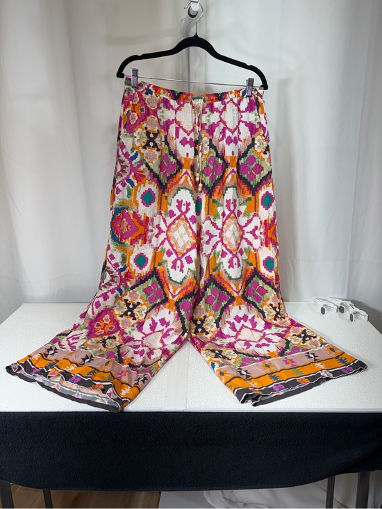Christian Siriano Pants - Christian Siriano Multicolor Geometric Wide-Leg Pants 3914